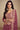 Radiant Pink Color Function Wear Chinon Fabric Palazzo Suit