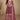 Radiant Pink Color Function Wear Chinon Fabric Palazzo Suit