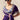 Purple Border Work Tissue Silk Embellished Saree With Designer Blouse