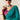 Teal Tissue Silk Border Work Saree