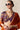Rich Rust Border Work Tissue Silk Saree