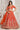 Heavy Embroidered Rust Silk Sangeet Lehenga Choli For Women