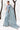 Blush Sky Blue Lace Work Designer Saree
