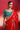 Emerald Red Art Silk Saree With Embroidered Blouse
