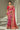 Classic Rani Pure Georgette Bridal Embroidered Saree