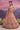 Peach Elegant Net Embroidered Wedding Lehenga Choli