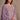 Lavender Chiffon Fabric Designer Straight Cut Suit