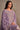 Lavender Chiffon Fabric Designer Straight Cut Suit