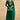 Chinon Silk Dark Green Color Embroidered Readymade Palazzo Salwar Suit