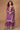 Purple Embroidered Art Silk Readymade Sharara Style Suit