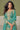 Cyan Art Silk Embroidered Readymade Sharara Style Salwar Kameez
