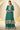 Embroidered Chinon Teal Readymade Palazzo Suit