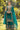 Embroidered Chinon Teal Palazzo Suit For Festive Wear