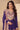Chinon Embroidered Readymade Palazzo Salwar Suit In Purple