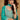 Elegant Cyan Chinon Palazzo Suit With Heavy Embroidery Work