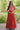 Rust Cotton Traditional Embroidered Anarkali Gown