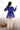 Traditional Blue Embroidered Faux Georgette Readymade Navratri Kediya