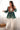 Green Traditional Faux Georgette Readymade Kediya For Garba Night