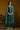 Elegant Georgette Teal Straight Cut Salwar Kameez