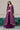 Purple Zigzag Embroidered Indo Western Suit With Jacket