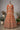 Georgette Rust Embroidered Readymade Anarkali Dress
