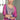 Magenta Chinon Silk Readymade Palazzo Suit