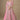 Pink Embroidered Floor Touch Readymade Anarkali Style Gown With Dupatta
