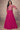 Sushrii Mishraa Chinnon Fabric Charismatic Readymade Gown With Dupatta In Rani Color