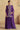 Embroidered Chinon Silk Purple Party Wear Palazzo Suit