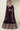 Dark Purple Floor Touch Readymade Anarkali Style Gown With Dupatta