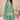 Stylish Art Silk Cyan Embroidered Readymade Palazzo Salwar Suit
