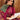Printed Rani Color Salwar Kameez In Fancy Fabric