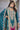 Chinon Fabric Cyan Color Graceful Sangeet Wear Readymade Palazzo Suit