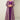 Purple Chinon Silk Embroidered Indo Western Palazzo Suit With Jacket