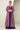 Purple Chinon Silk Embroidered Indo Western Palazzo Suit With Jacket
