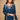 Attractive Blue Chinon Silk Embroidered Sharara Style Palazzo Suit