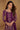 Purple Chinon Embroidered Readymade Palazzo Salwar Kameez