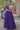 Georgette Fabric Bandhani Printed Charismatic Readymade Long Gown In Purple Color