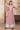 Ingenious Cotton Fabric Pink Color Casual Wear Readymade Kurti Bottom Set