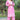 Attractive Rayon Fabric Pink Color Readymade Kurti Bottom Set