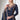 Eugeniya Belousova Chinon Fabric Beatific Palazzo Suit In Navy Blue Color