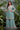 Embroidered Cyan Synthetic Readymade Palazzo Salwar Suit