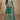 Lovely Embroidered Work On Sea Green Color Readymade Palazzo Suit In Chinnon Fabric