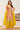 Chinon Fabric Yellow Color Glamorous Readymade Palazzo Suit