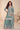 Chinon Fabric Embroidered Teal Readymade Palazzo Suit For Festive Wear