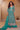 Chinon Fabric Embroidered Teal Sangeet Wear Readymade Palazzo Suit