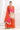 Orange Party Wear Viscose Jacquard Sharara Palazzo Suit With Kaftan Style Dupatta