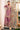 Elegant Silk Lavender Embroidered Palazzo Suit