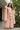 Embroidered Chinon Peach Readymade Palazzo Suit