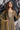 Olive Cotton Printed Casual Suit